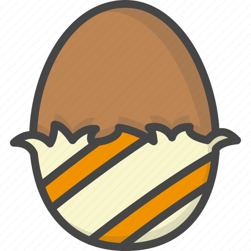 Chocolate, colored, easter, egg, holidays icon - Download on Iconfinder