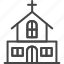 building, church, easter, holidays, line, outline 