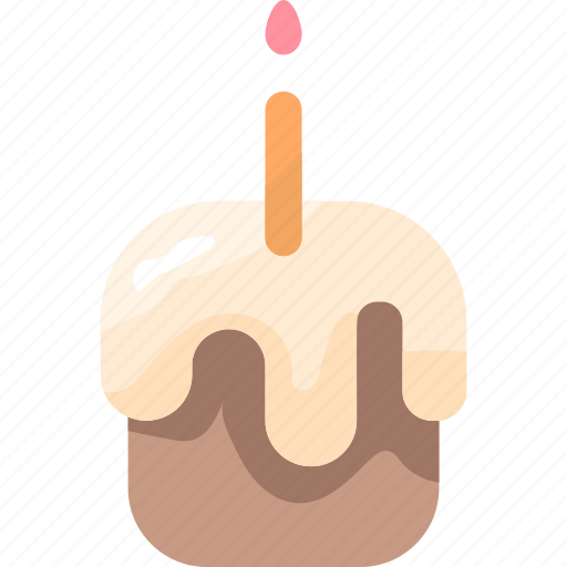 Cake, candle, easter, food icon - Download on Iconfinder