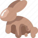 bunny, chocolate, easter, rabbit 
