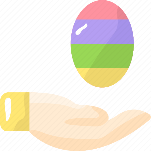 Easter, egg, hand, religion icon - Download on Iconfinder