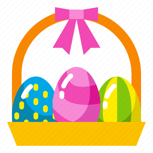 Basket, celebration, decoration, easter, egg, spring icon - Download on Iconfinder
