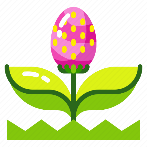 Born, decoration, easter, egg, flower icon - Download on Iconfinder