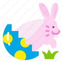 animal, bunny, easter, egg, rabbit