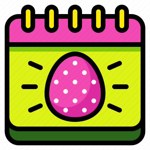 Calendar, celebration, day, easter, egg icon - Download on Iconfinder