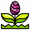 born, decoration, easter, egg, flower