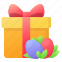 box, easter, egg, gift, present, spring