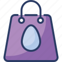 bag, carry, easter, egg, gift, purse, shopping 