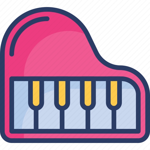 Education, forte piano, grand, instrument, music, piano, sound icon - Download on Iconfinder
