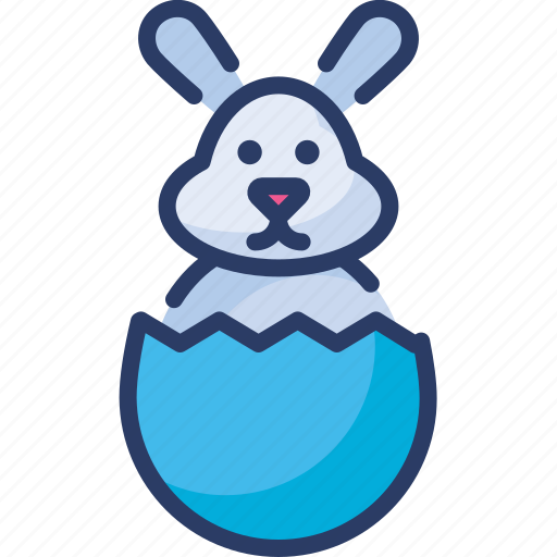 Bunny, ears, easter, egg, paschal, rabbit, rabbit act icon - Download on Iconfinder
