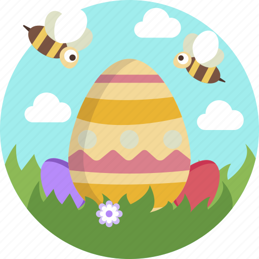 Nature, easter, bee, floral, spring, eggs icon - Download on Iconfinder