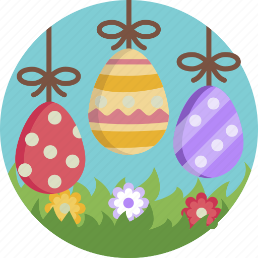 Decoration, colorful, nature, easter, eggs, cute icon - Download on Iconfinder