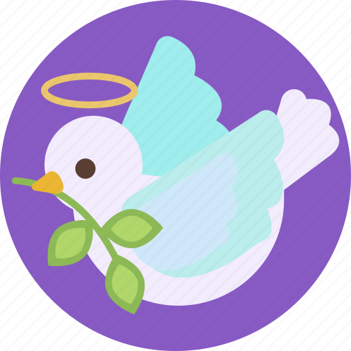 Bird, peace, dove, easter, traditional, olive icon - Download on Iconfinder