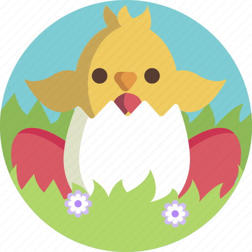 Colorful, chick, spring, easter, eggs, cute icon - Download on Iconfinder