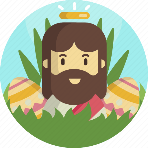 Jesus, god, easter, traditional, religion, eggs icon - Download on Iconfinder