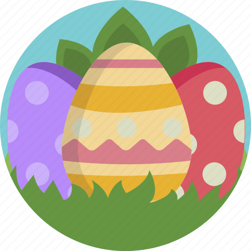Colorful, nature, spring, easter, eggs, cute icon - Download on Iconfinder