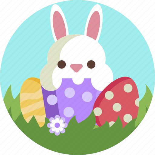Nature, spring, easter, rabbit, bunny, eggs icon - Download on Iconfinder