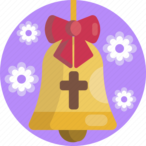 Decoration, flower, easter, bow, church, bell icon - Download on Iconfinder