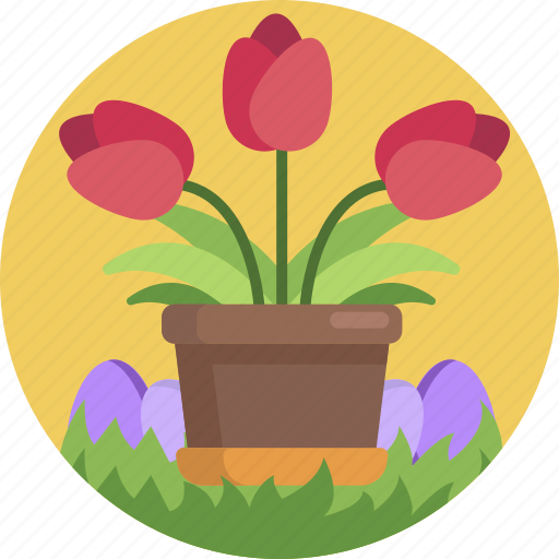 Flowers, nature, spring, easter, eggs, floral icon - Download on Iconfinder