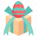 gift, present, bow, christmas, party, egg 