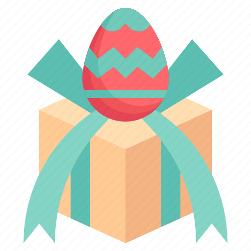 Gift, present, bow, christmas, party, egg icon - Download on Iconfinder
