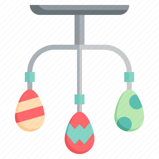 Mobile, hanging, celebration, decoration, easter, egg icon - Download on Iconfinder