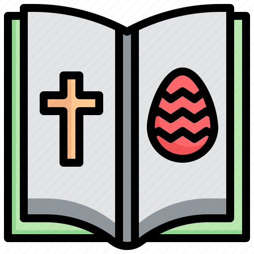 Bible, book, religion, cross, easter, egg icon - Download on Iconfinder