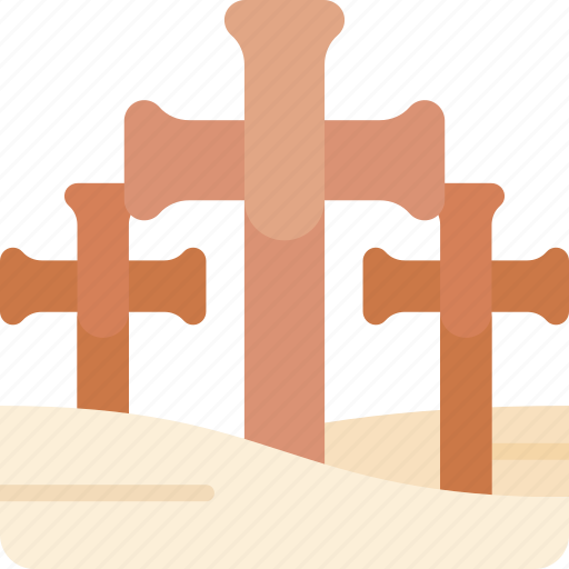 Golgotha, crucifixion, calvary, christian, christianity, religion, holy week icon - Download on Iconfinder