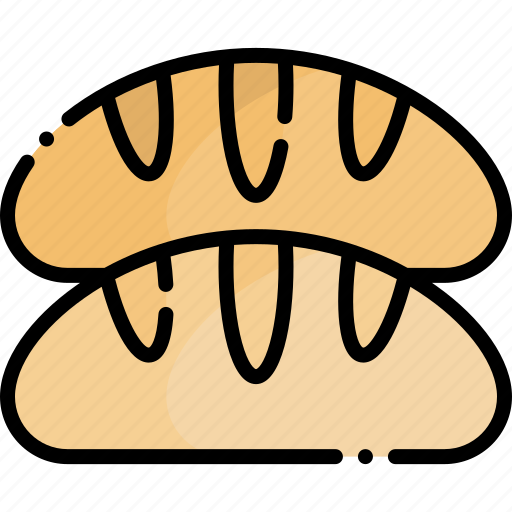 Bread, bakery, breakfast, meal, toast, sweet, food icon - Download on Iconfinder