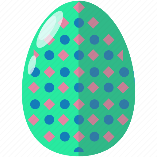 Dotted, egg, celebration, decorated, decoration, easter icon - Download on Iconfinder