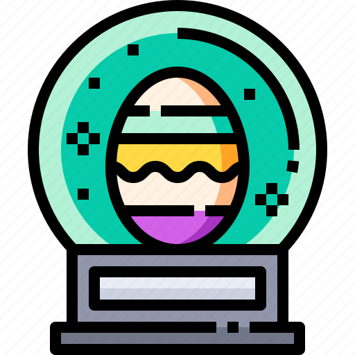 Ball, celebration, christian, egg, greeting, holiday, snow icon - Download on Iconfinder