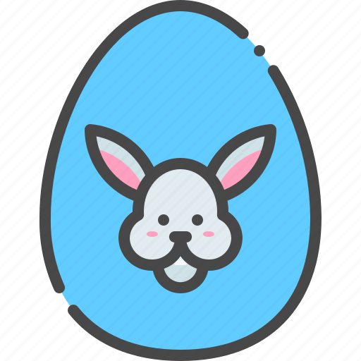 Egg, easter, bunny, paint, rabbit, painting icon - Download on Iconfinder