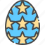 egg, star, easter, decoration, paint, painting 
