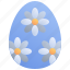 egg, easter, flower, painting, paint, day, holiday, sunday, decoration 