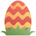 egg, easter, grass, day, nature, hunt, holiday, sunday, decoration