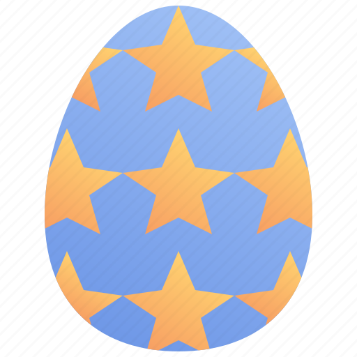 Egg, star, easter, decoration, paint, painting, sunday icon - Download on Iconfinder