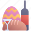 food, easter, egg, wine, bread, celebration, holiday, sunday, day 