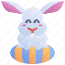 rabbit, hare, easter, day, egg, bunny, holiday, sunday, decoration