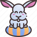 rabbit, hare, easter, day, egg, bunny