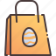 shopping, bag, sale, easter, day, holiday, egg 