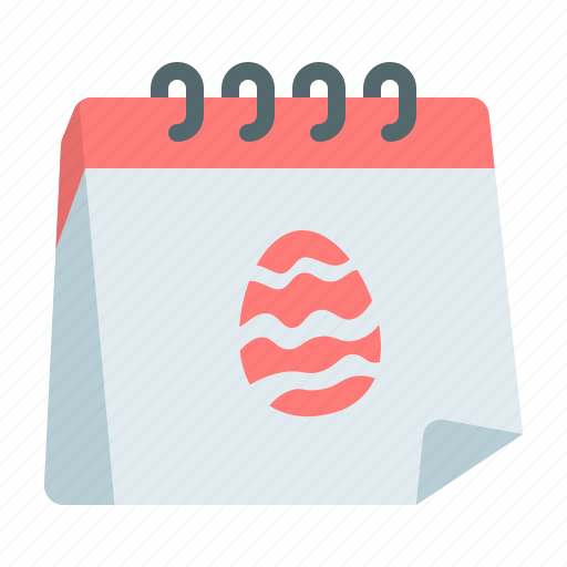 Calendar, egg, easter, day, holiday icon - Download on Iconfinder