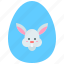 egg, easter, bunny, paint, rabbit, painting 