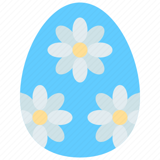 Egg, easter, flower, painting, paint icon - Download on Iconfinder