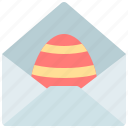message, mail, letter, easter, egg, invitation
