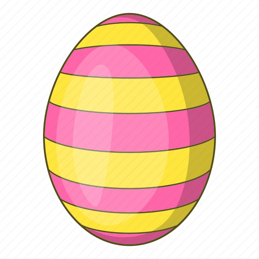 Easter, egg, holiday, striped icon - Download on Iconfinder