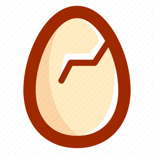 Broken, easter, easteregg, egg, food, shell icon - Download on Iconfinder