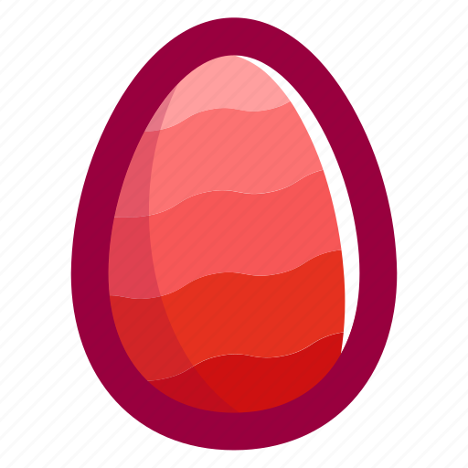 Easter, easteregg, egg, food, pattern, pink, waves icon - Download on Iconfinder