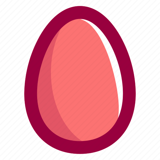 Easter, easteregg, egg, food, pink icon - Download on Iconfinder