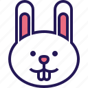 bunny, celebration, easter, egg, rabbit, smile