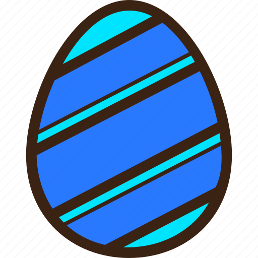 Chocolate, decoration, diagonal, easter, egg, stripes icon - Download on Iconfinder
